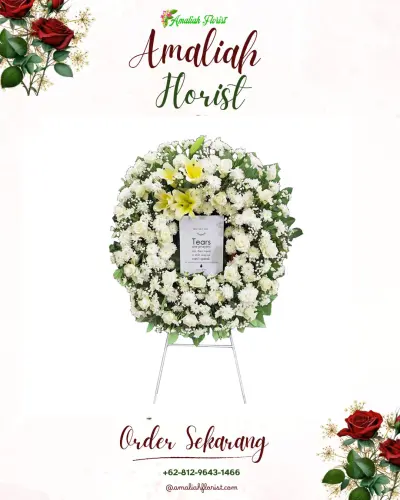 Krans Bunga Duka Cita di Heaven Funeral Home (grand Heaven) Pluit