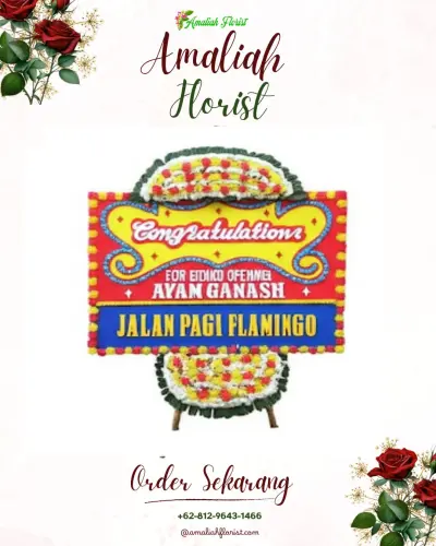 Bunga Papan Congratulation di Heaven Funeral Home (grand Heaven) Pluit